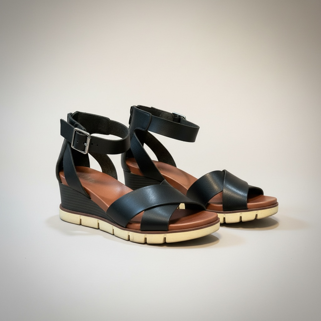 Black sandals by Mia