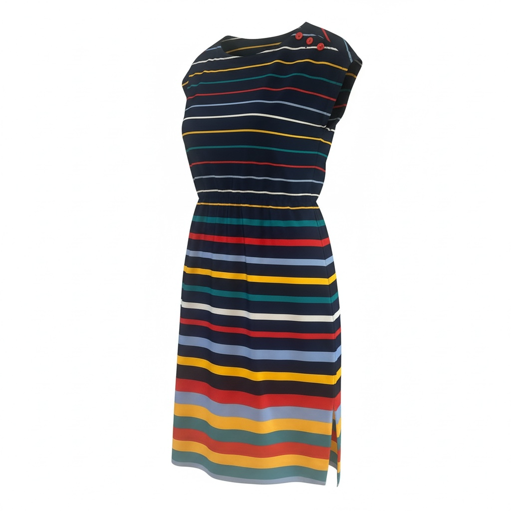 Vintage stripped dress-Kay Windsor