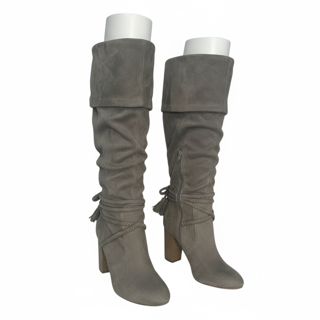 Tan Knee High Boots