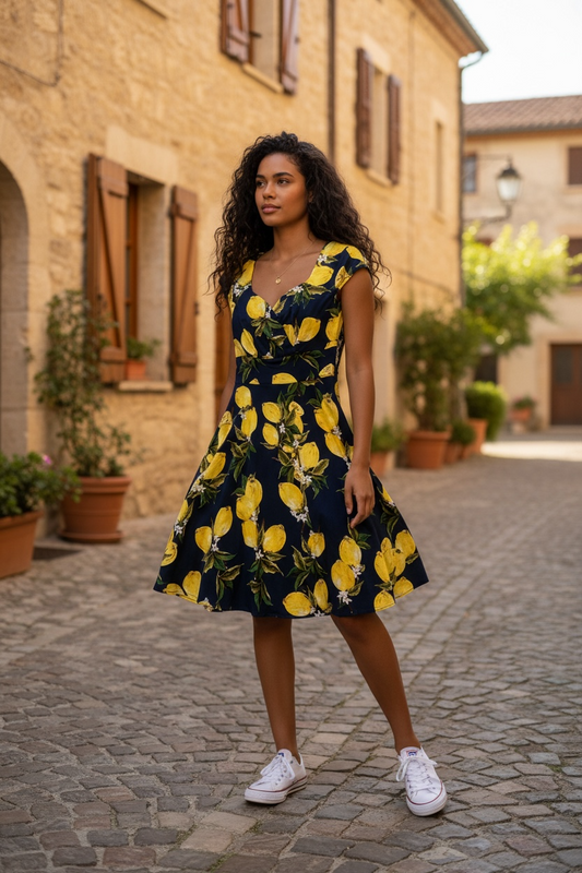 Lemon Sun Dress-