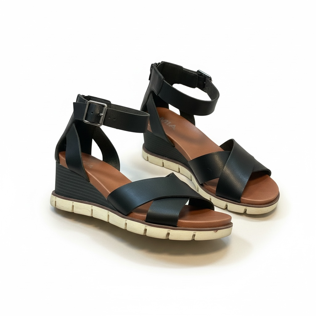 Black sandals by Mia