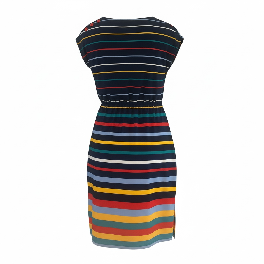 Vintage stripped dress-Kay Windsor