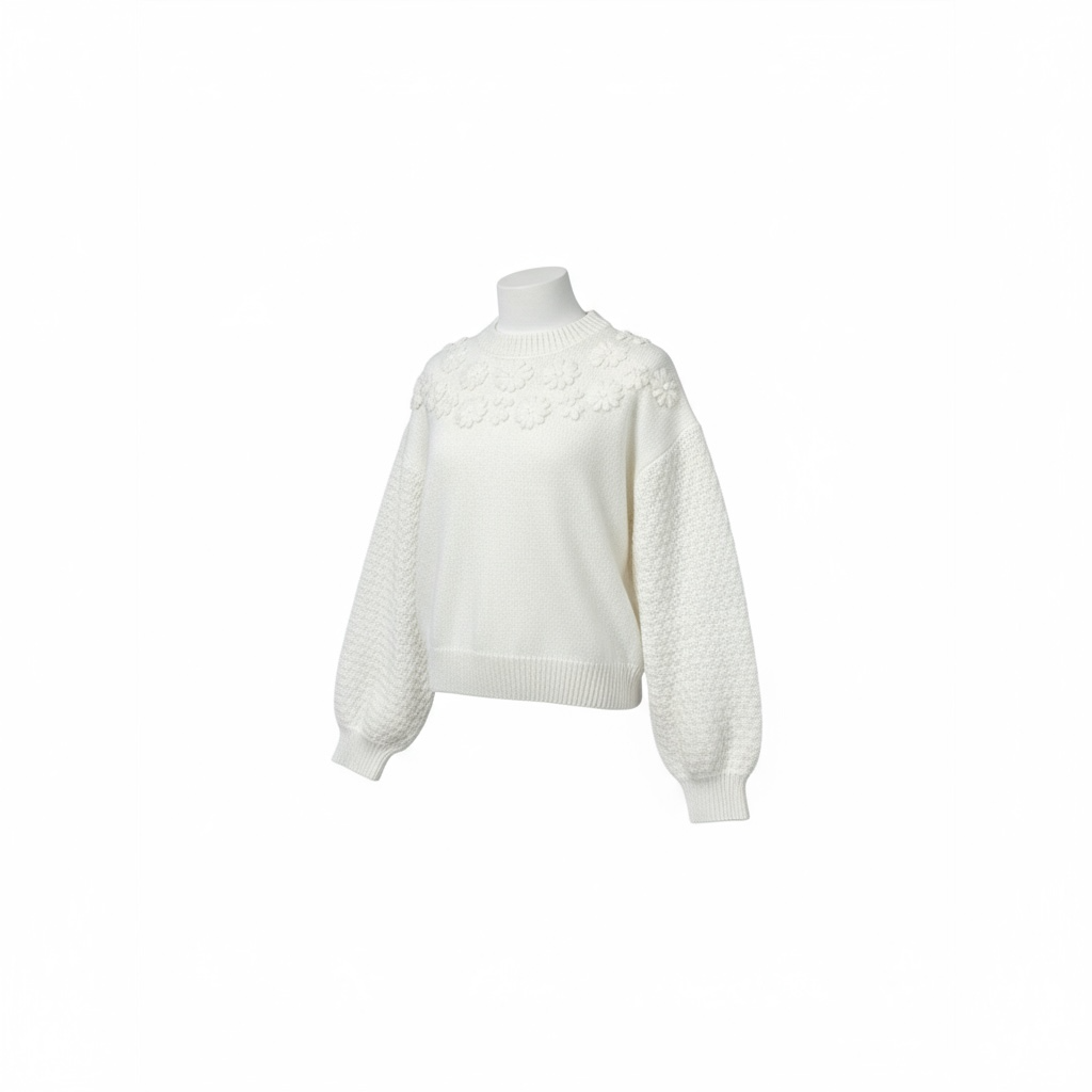 White sweater-Forever 21