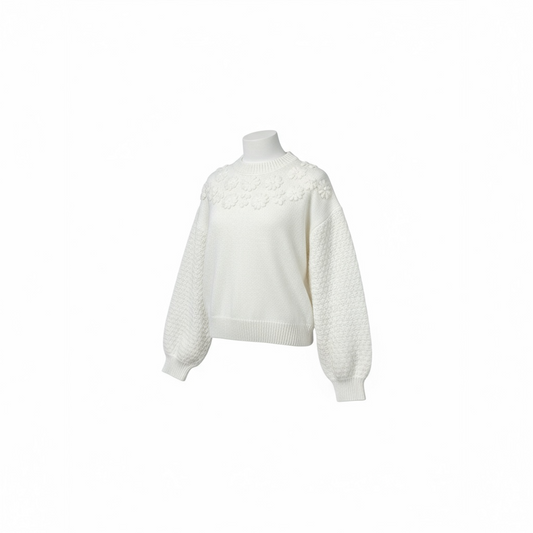 White sweater-Forever 21
