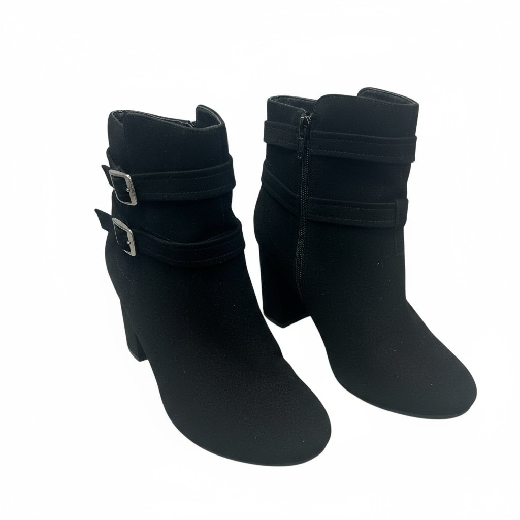 Black Booties-Christian Siriano