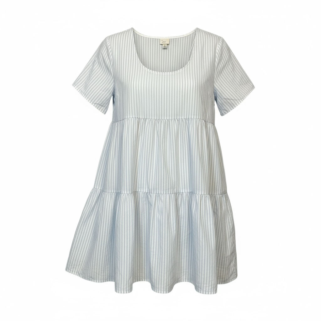 Blue and white stripped dress-A New Day