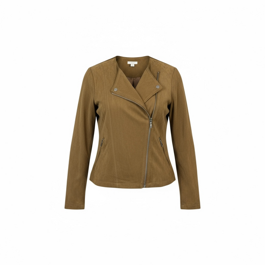 Faux Suede jacket-J. Jill