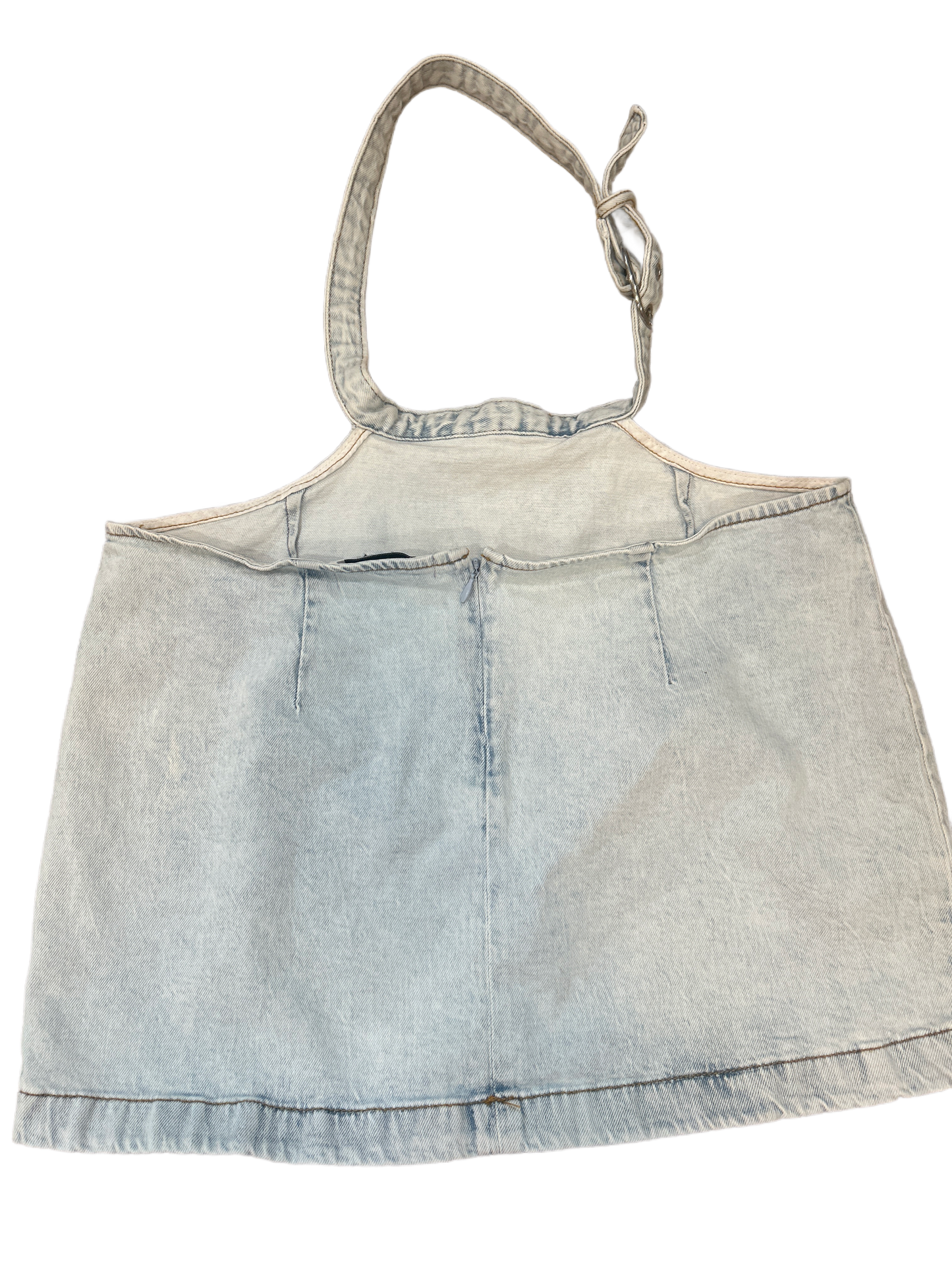 Denim Halter Top- WeWoreWhat