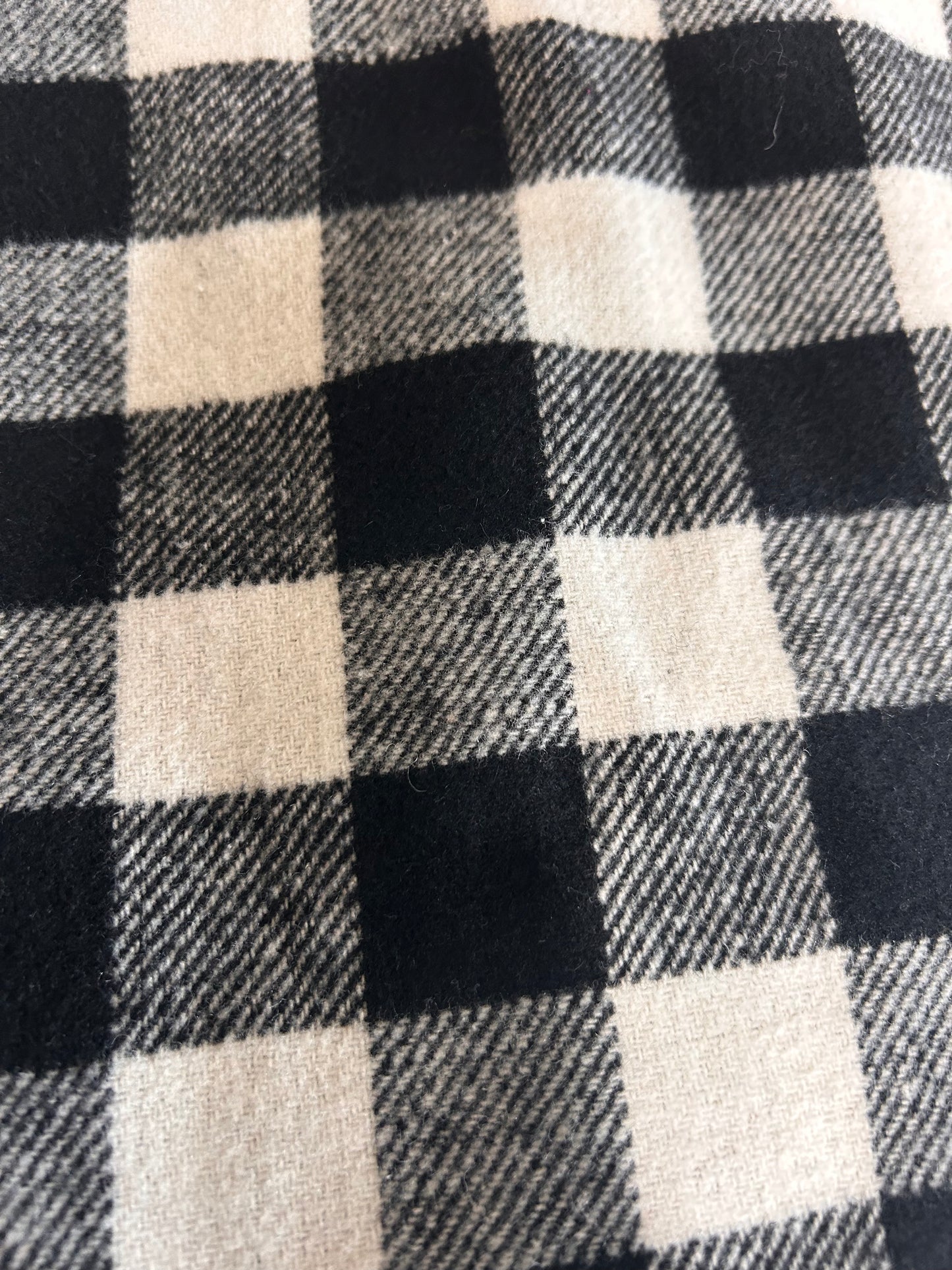 Black and White Plaid Mini Skirt by Joe Boxer