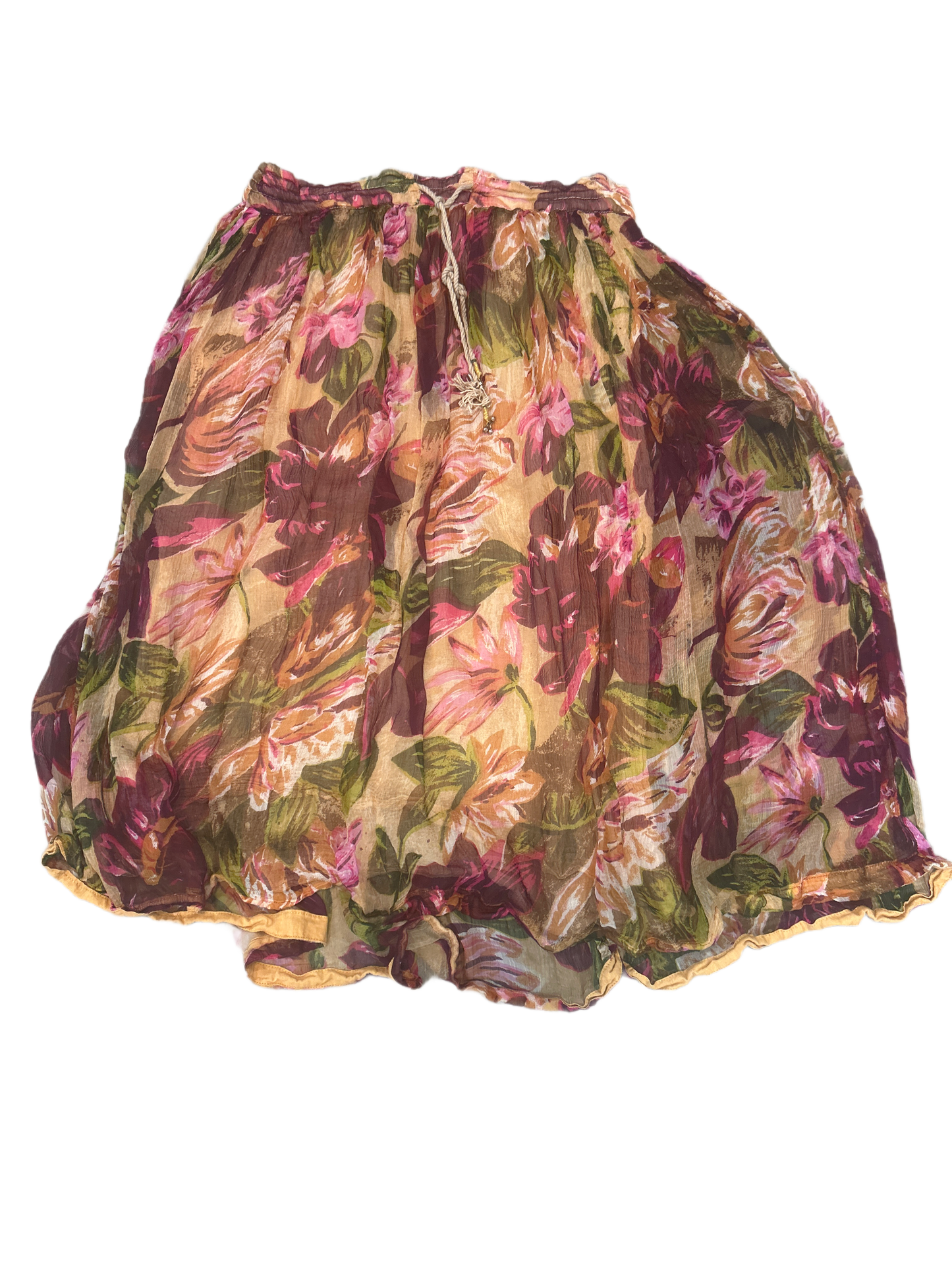 Floral Midi Skirt