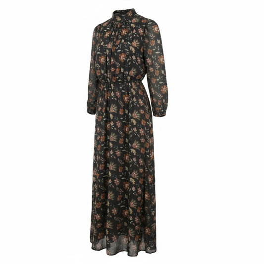 Black floral dress- Rachel Zoe