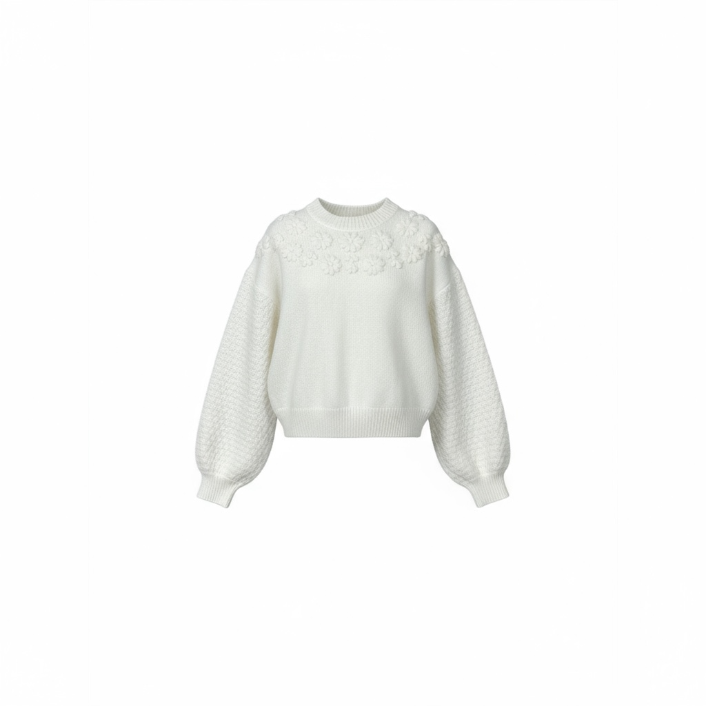 White sweater-Forever 21