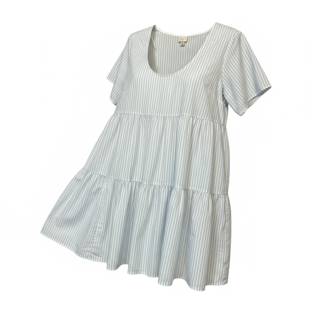 Blue and white stripped dress-A New Day