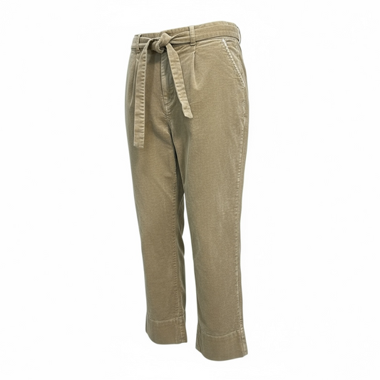 Corduroy Cropped Pants-Raised By Wild