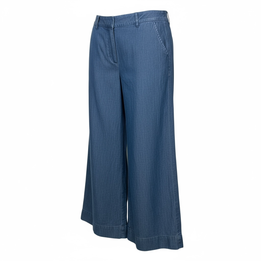 Pull on Cropped Culottes-125C